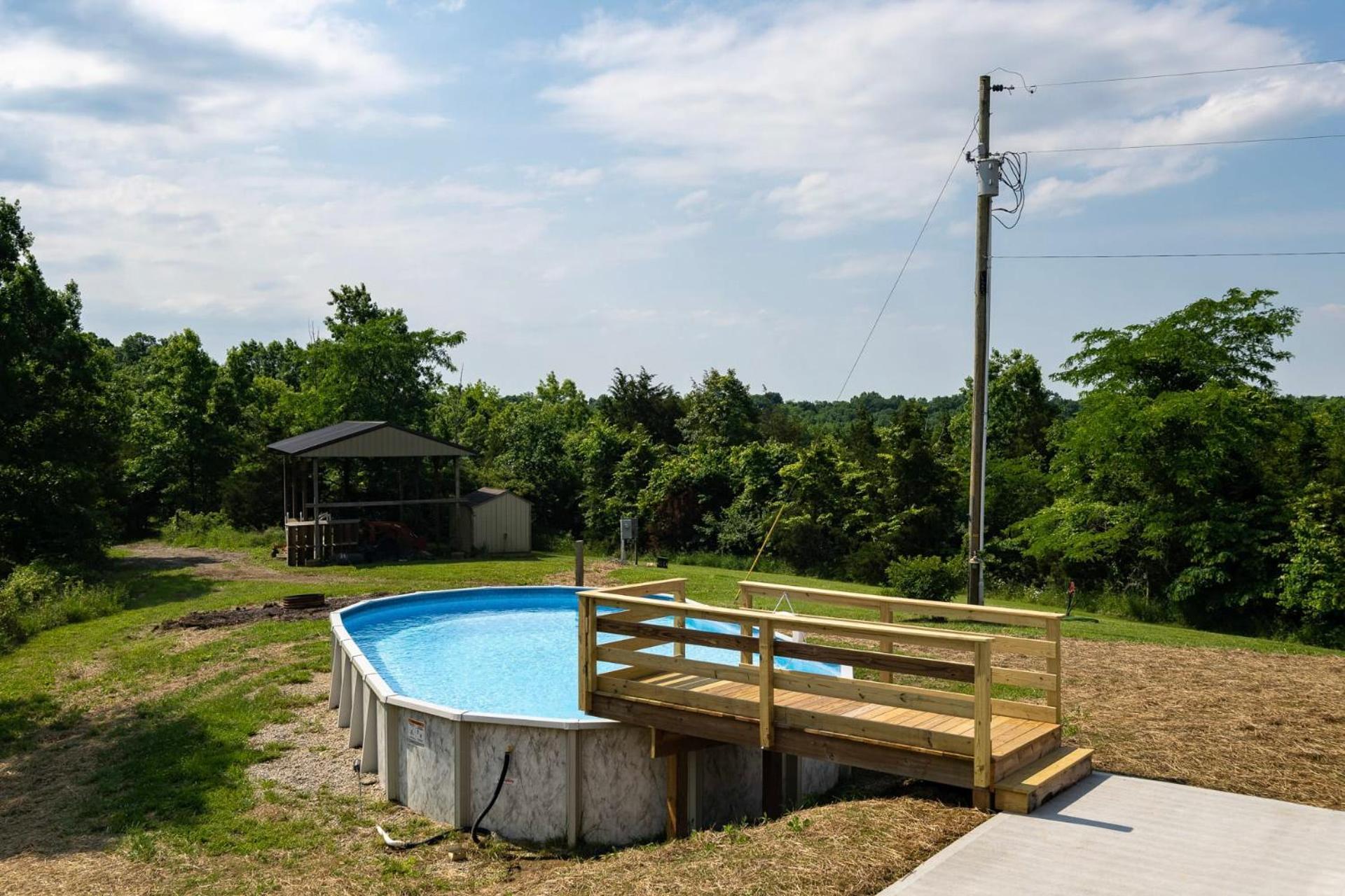 80 Acre Retreat With Pool - Minutes To Ark - Sleeps 15 Villa Williamstown Exterior photo